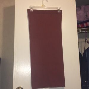 Forever 21 Auburn Knee length skirt